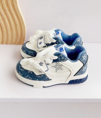Baskets bleues style original