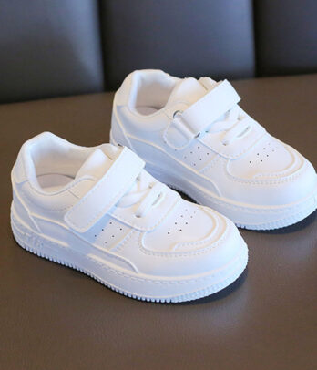 Basket blanches unisexes tendance