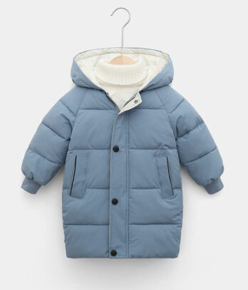 Doudoune bleu unisexe pour enfants