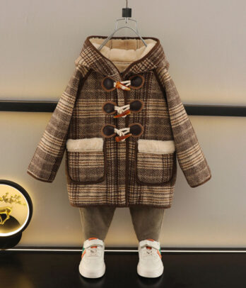 Manteau à capuche pour garçon