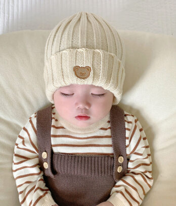 Bonnet petit ourson unisexe