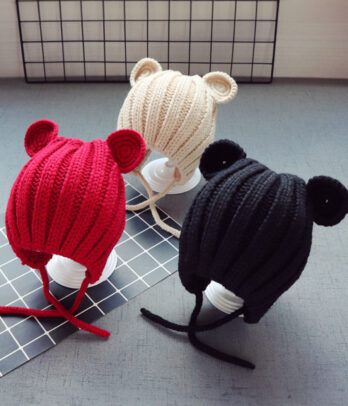 Bonnet protection oreille en laine Mignons et sympas