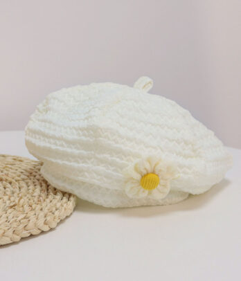 chapeau style princesse coréenne à petite fleur