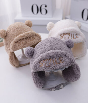Bonnet cache-oreilles smile pour enfants