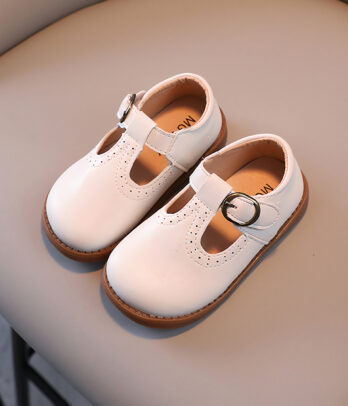 Ballerines blanche pour fille