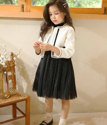 Ensemble de robe classe pour fillettes