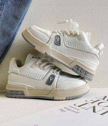Basket blanche tendance pour garçon