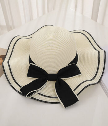 Chapeau en paille chic pour fille