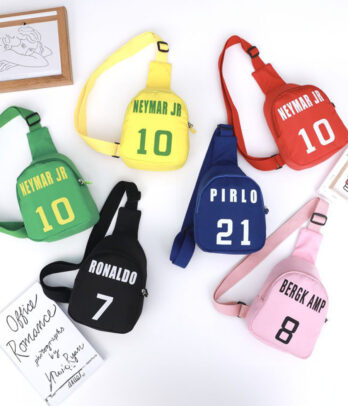 Sac à bandoulière "Joueurs de foot"