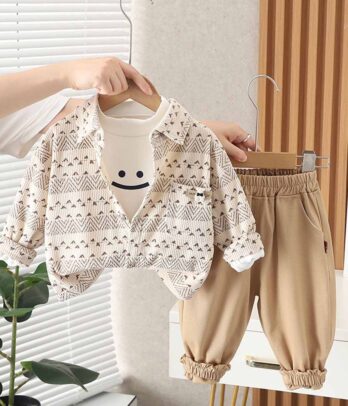 Ensemble doux pour garçons composé de 3 pièces