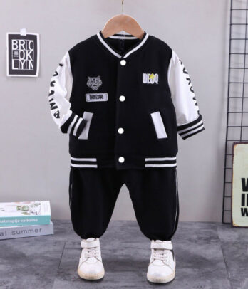 Ensemble veste et jogging noir pour garçon