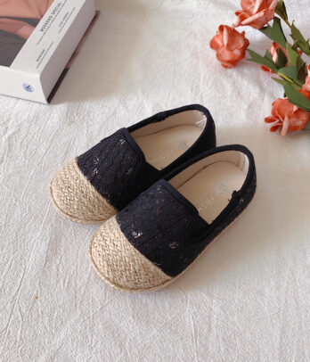 Ballerines style espadrilles pour fille