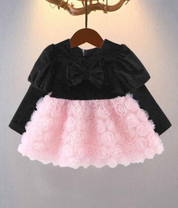 Robe tutu bicolore pour petites filles