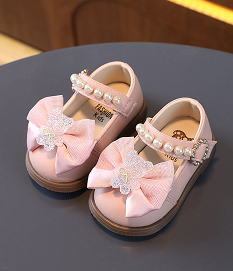 1_0231_°0OIUG Ballerines roses fantaisie pour fillettes – Image 1