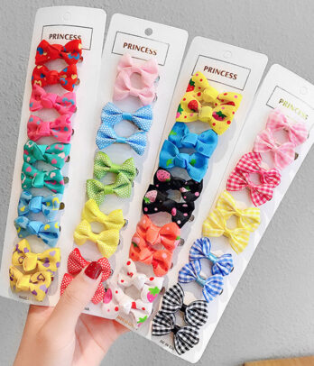 Barrettes colorées pour filles