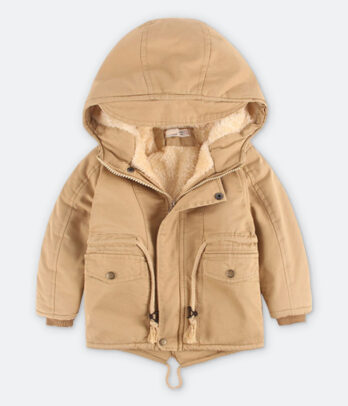 Parka beige unisexe pour enfant
