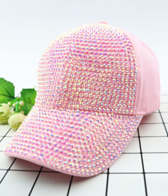 Casquette perlée pour fille