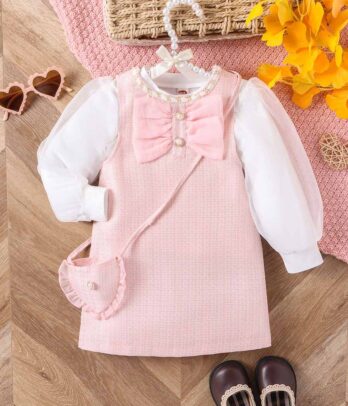 Robe en coton style coréen pour fillettes