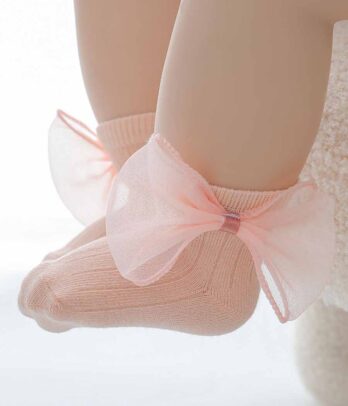 Chaussettes en coton style coréen pour fillettes