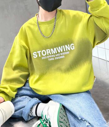 Sweatshirt vert décontracté pour garçons