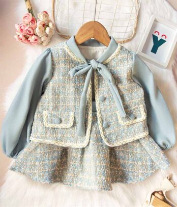 Ensemble de jupe et haut pour fillettes