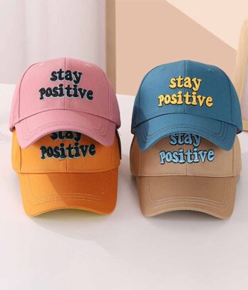 Casquette "stay positive"