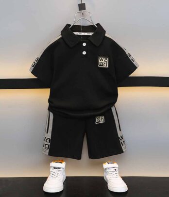 Ensemble estival style noir sport