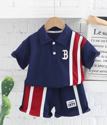 Ensemble "Baseball Boston" composé de deux pièces