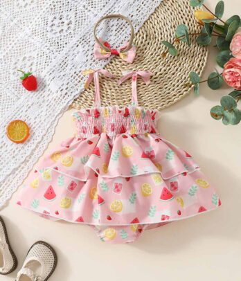 Barboteuse style robe fraiche pour l'été