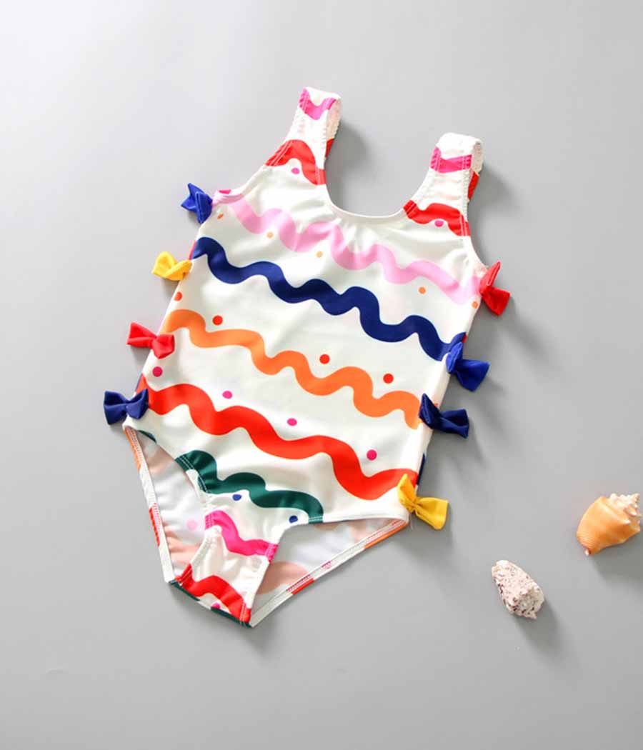 9407605280_1237179512 Maillot de bain coloré pour fillettes composé de deux pièces UPF 50+ – Image 1