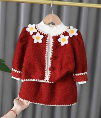 Ensemble de deux pièces rouges pour coquettes