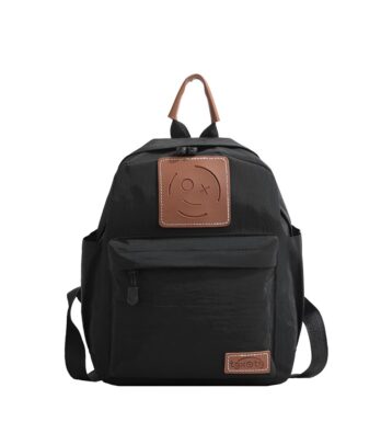 Sac à dos en toile de nouveau style pour enfants - Sac à dos en toile Noir