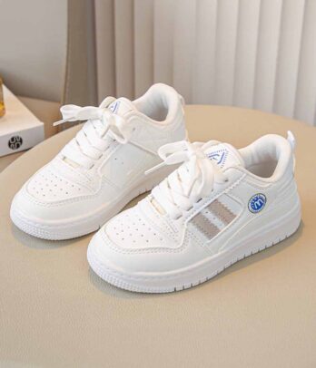 Baskets blanches unisexes