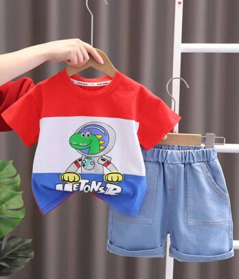 Ensemble d'été coloré pour bébé garçons