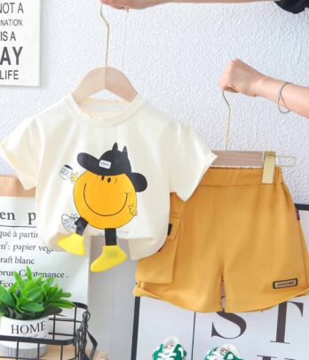 Ensemble "Smiley" bicolore pour enfants