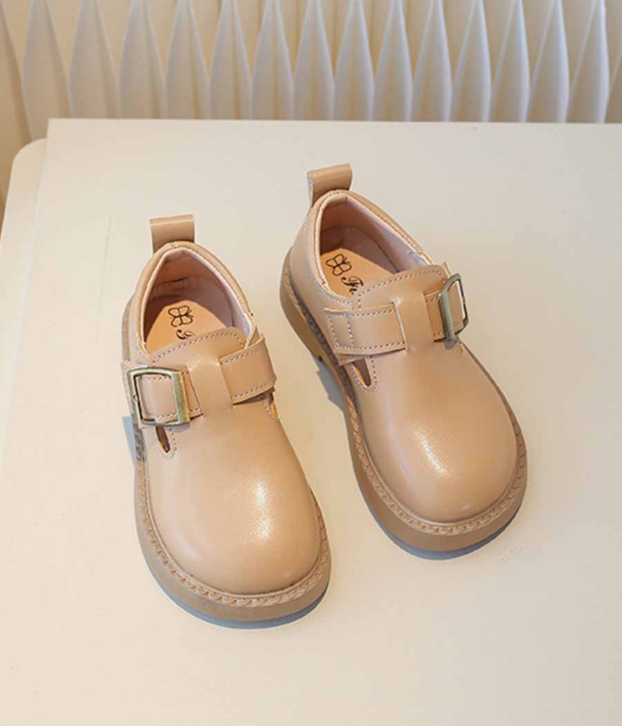 78281-013 Chaussures classiques beiges pour fillettes – Image 1