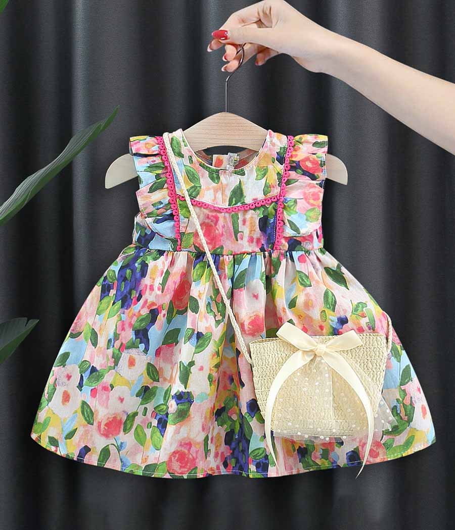 79278-013 Robe florale sans sac pour filles – Image 1