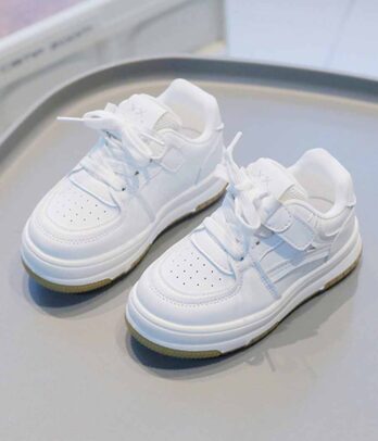 Baskets blanches unisexes