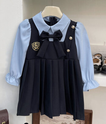 Robe d'écolière bleu
