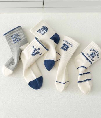 Lot de chaussettes bicolores pour enfants