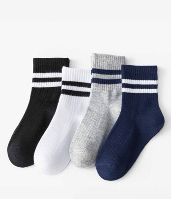 Pack de 4 paires de chaussettes pour petits