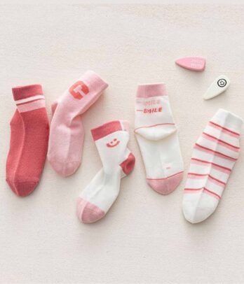 Lot de chaussettes roses pour filles
