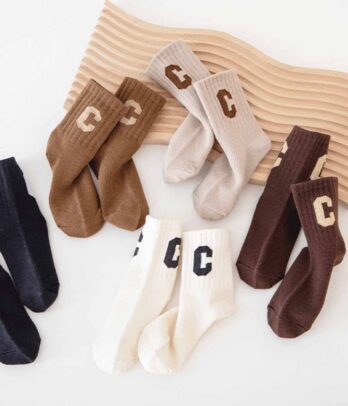 Lot de chaussettes marrons pour filles