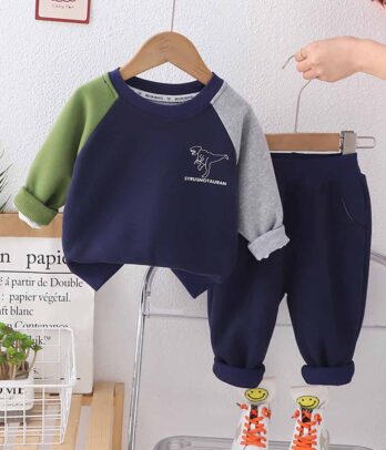 Set de jogging en jean composé de deux pièces