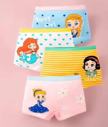 Shorts d'intérieur pour filles imprimés "Princesses Disney"
