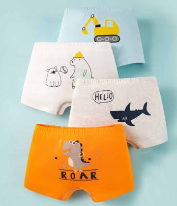 Shorts d'intérieur pour garçons en coton imprimés