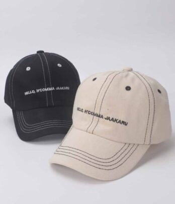 Casquettes en jean Noire et blanche pour garçons