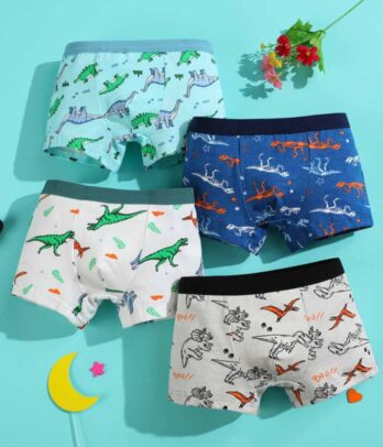 Sous-vêtements pour garçons pur coton imprimé