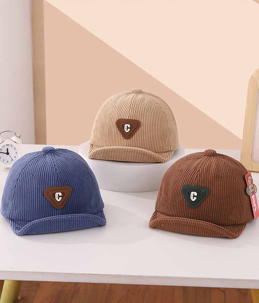 95618-010 Casquette d'automne en velours pour petits – Image 1