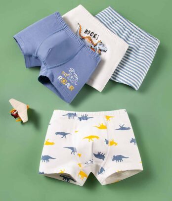 Slips en coton doux pour petits garçons